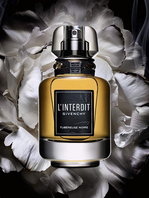 l'interdit tubéreuse noire givenchy|amende sens interdit Givenchy.